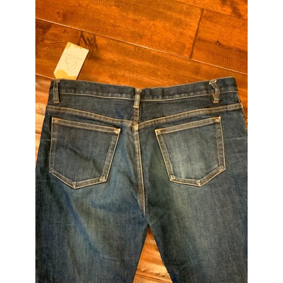 A.P.C. Petit Standard Blue Dark Wash Denim Slim Leg Jeans, Size 33 - Picture 6 of 6